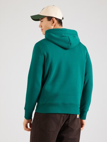 Bluză de molton de la GANT pe verde