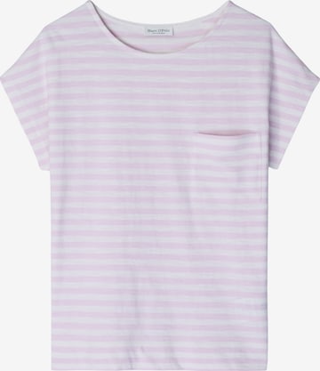 T-shirt Marc O'Polo en violet : devant