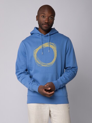 Watapparel Sweatshirt 'Kreis' in Blauw: voorkant