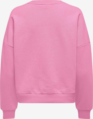 ONLY Sweatshirt in Roze