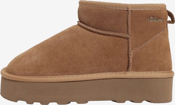 Boots s.Oliver en marron : devant