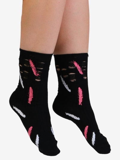 Sokisahtel Socken 'TREVISO torn socks'‌‌‌‌‌ in 36-40 in schwarz, Produktansicht