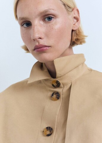 MANGO Between-Seasons Coat 'Gabi-h' in Brown