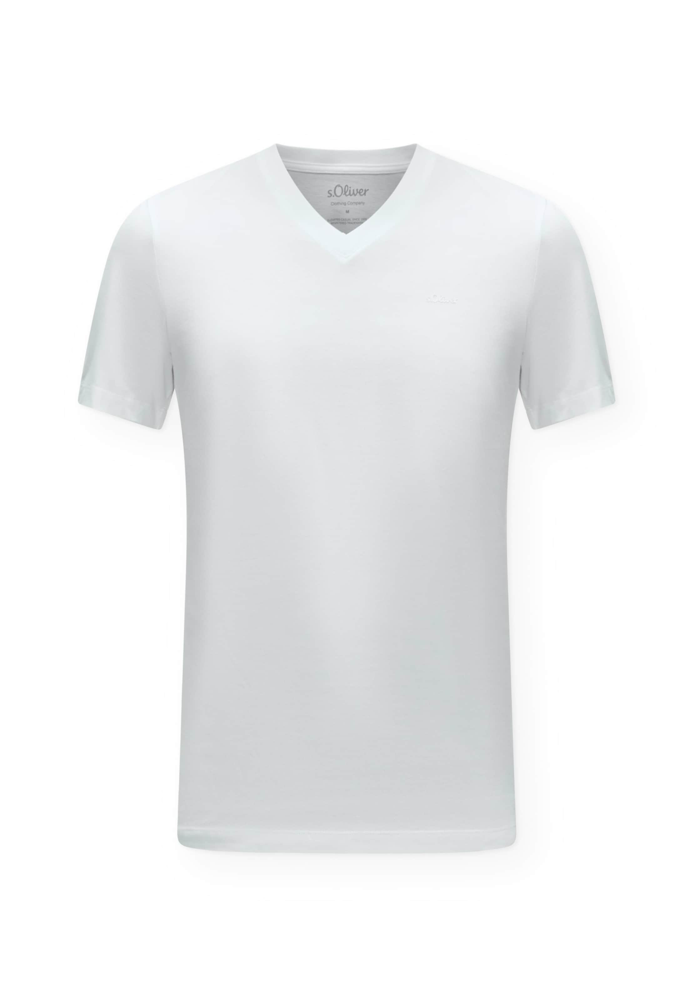 Maglietta di s.Oliver in bianco: frontale