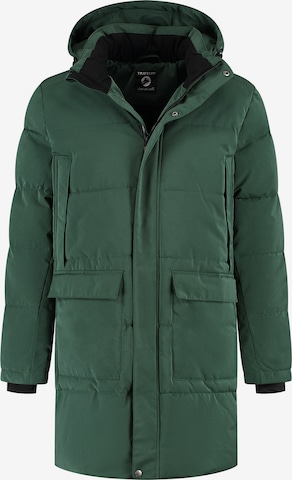 Travelin Winterjas 'Ladan' in Groen: voorkant