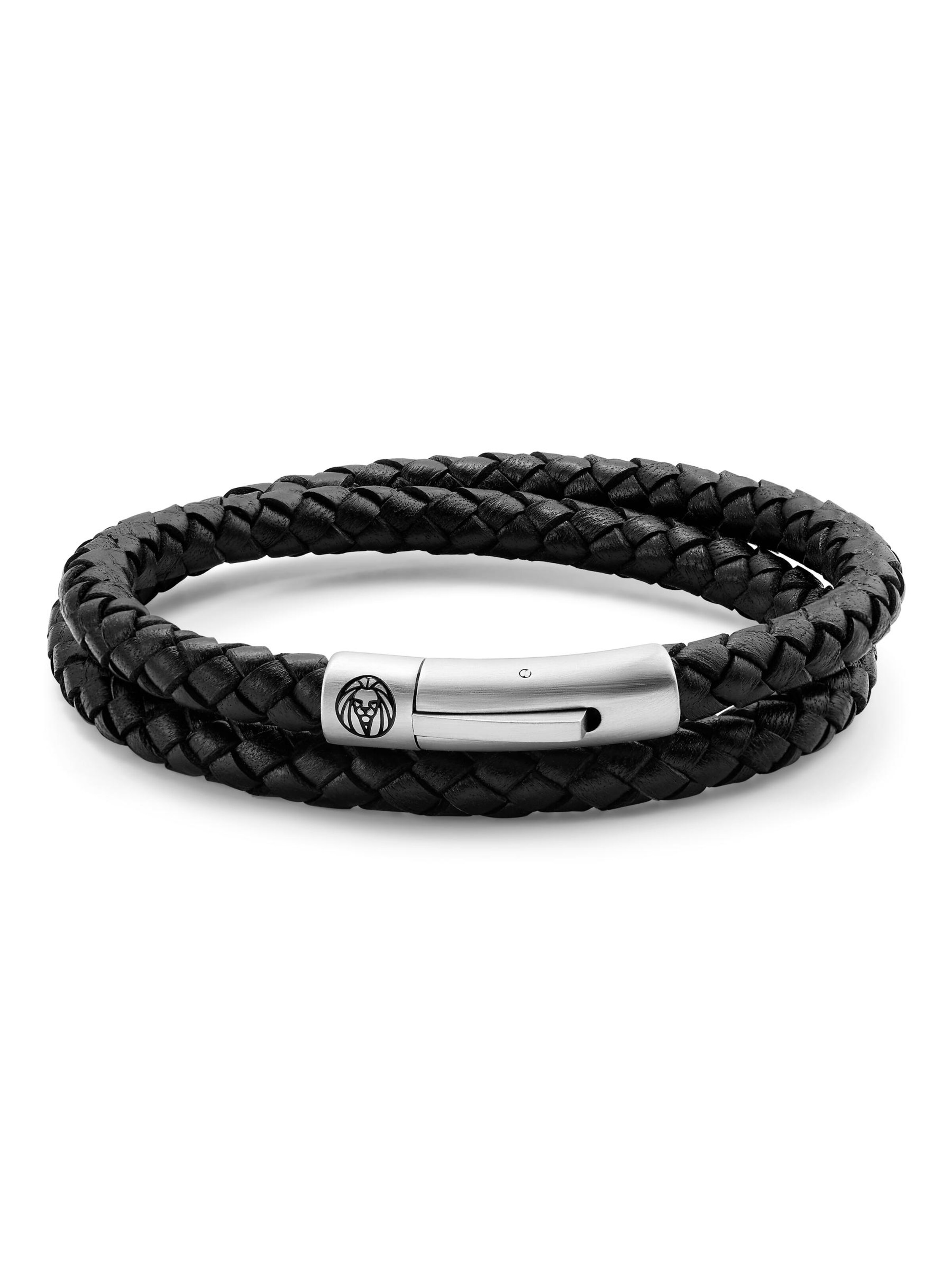 Lucleon Bracelet 'Collins' in Black: front