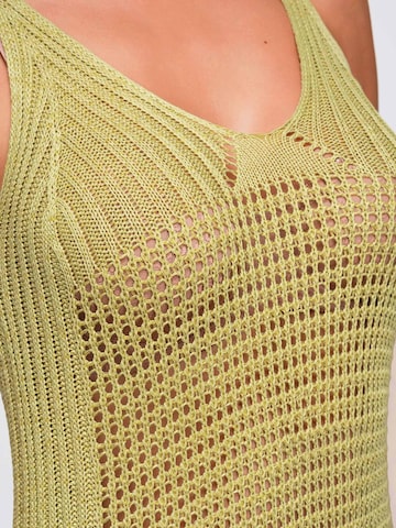 Ombre Knit dress in Green