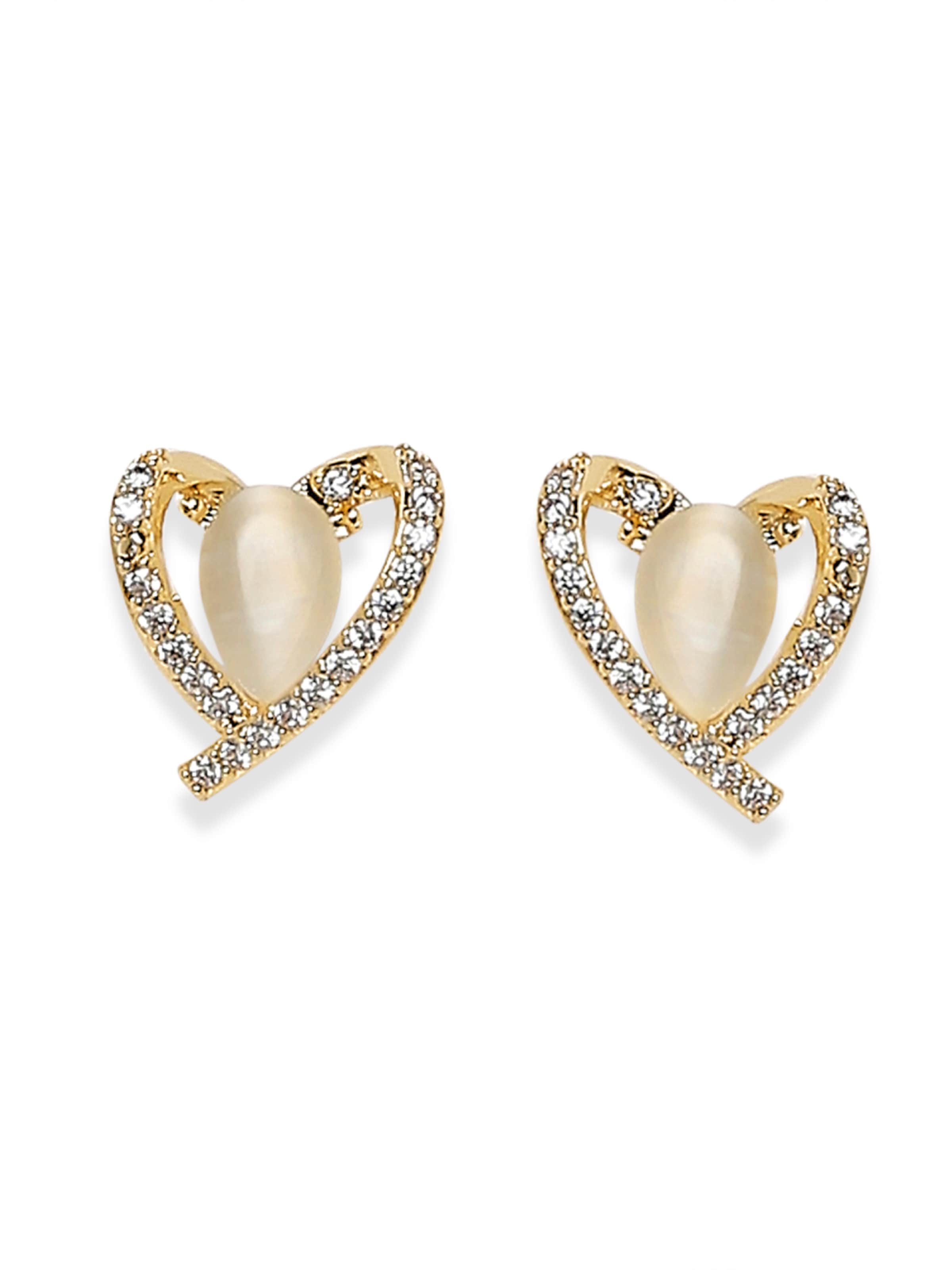 MISH Earrings 'Haze' in Gold: front