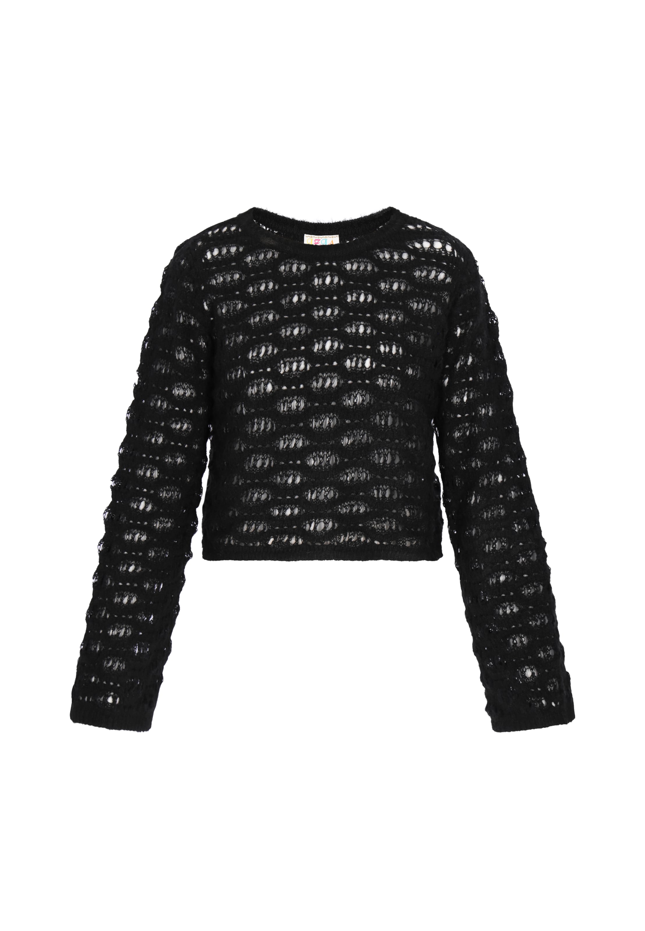 IZIA Sweater 'Festival' in Black: front
