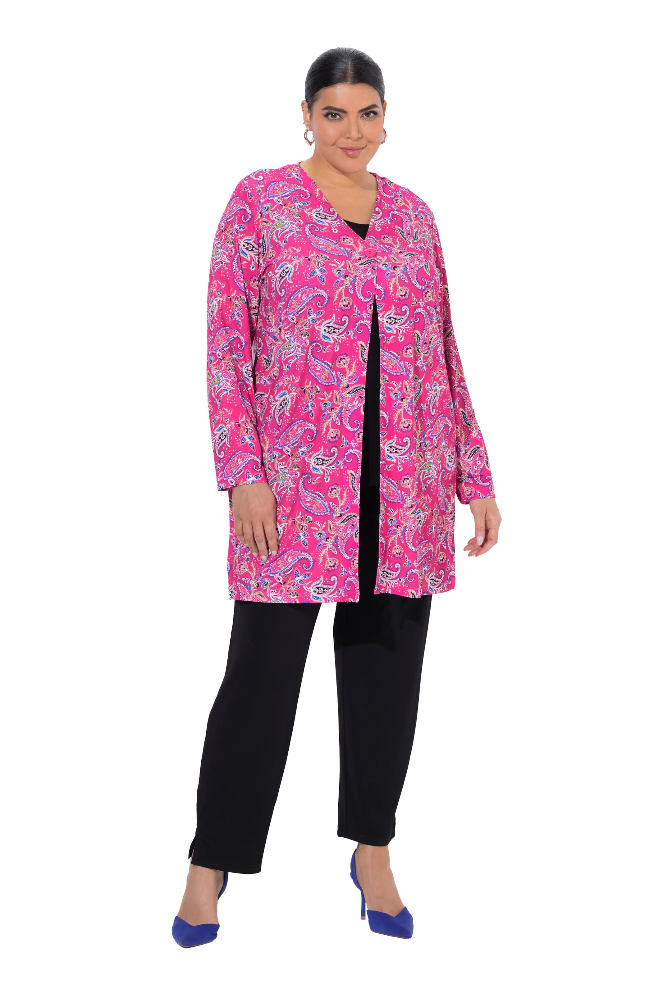 Ulla Popken Shirt in Pink: Vorderseite