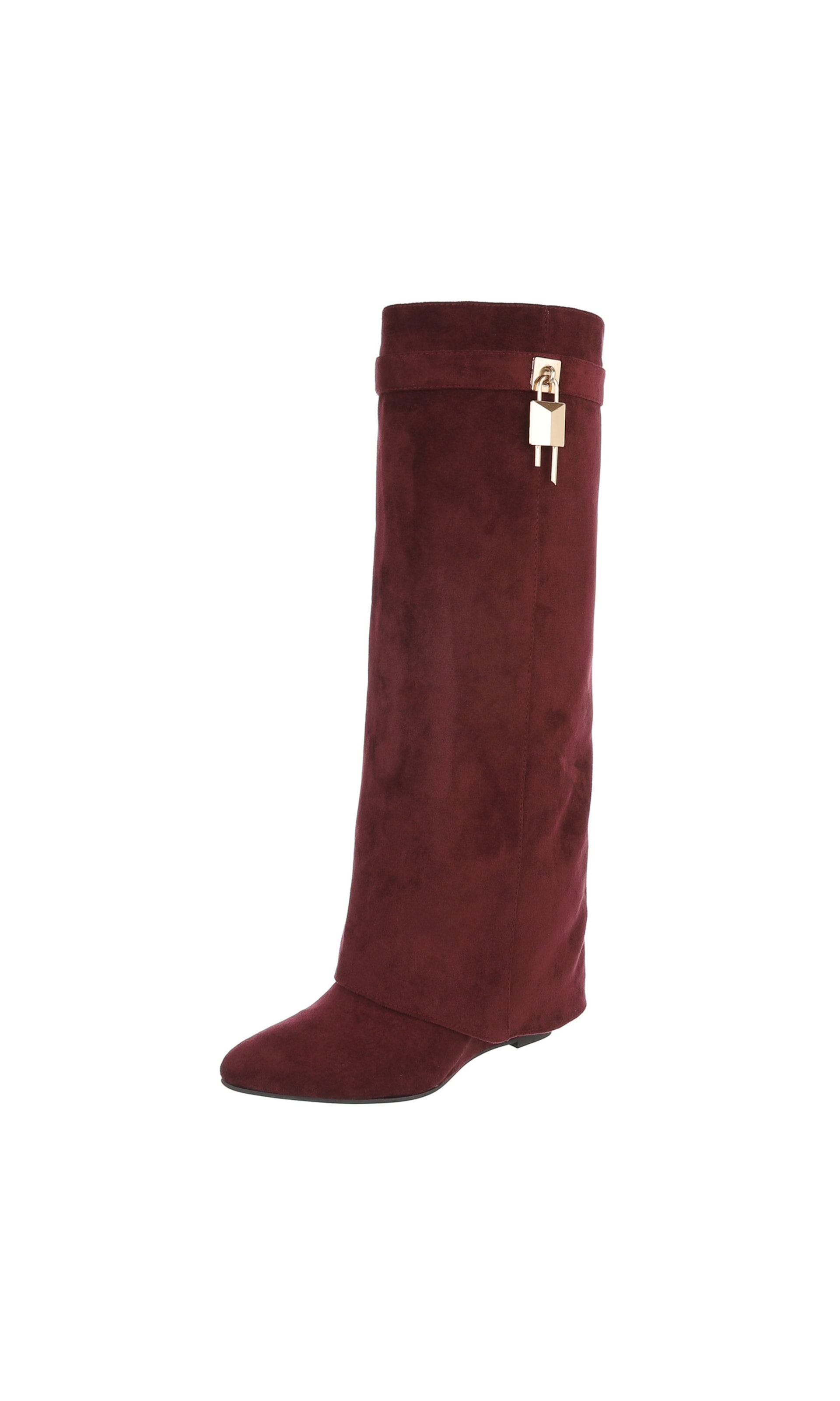 Ital-Design Stiefel in Rot: Vorderseite
