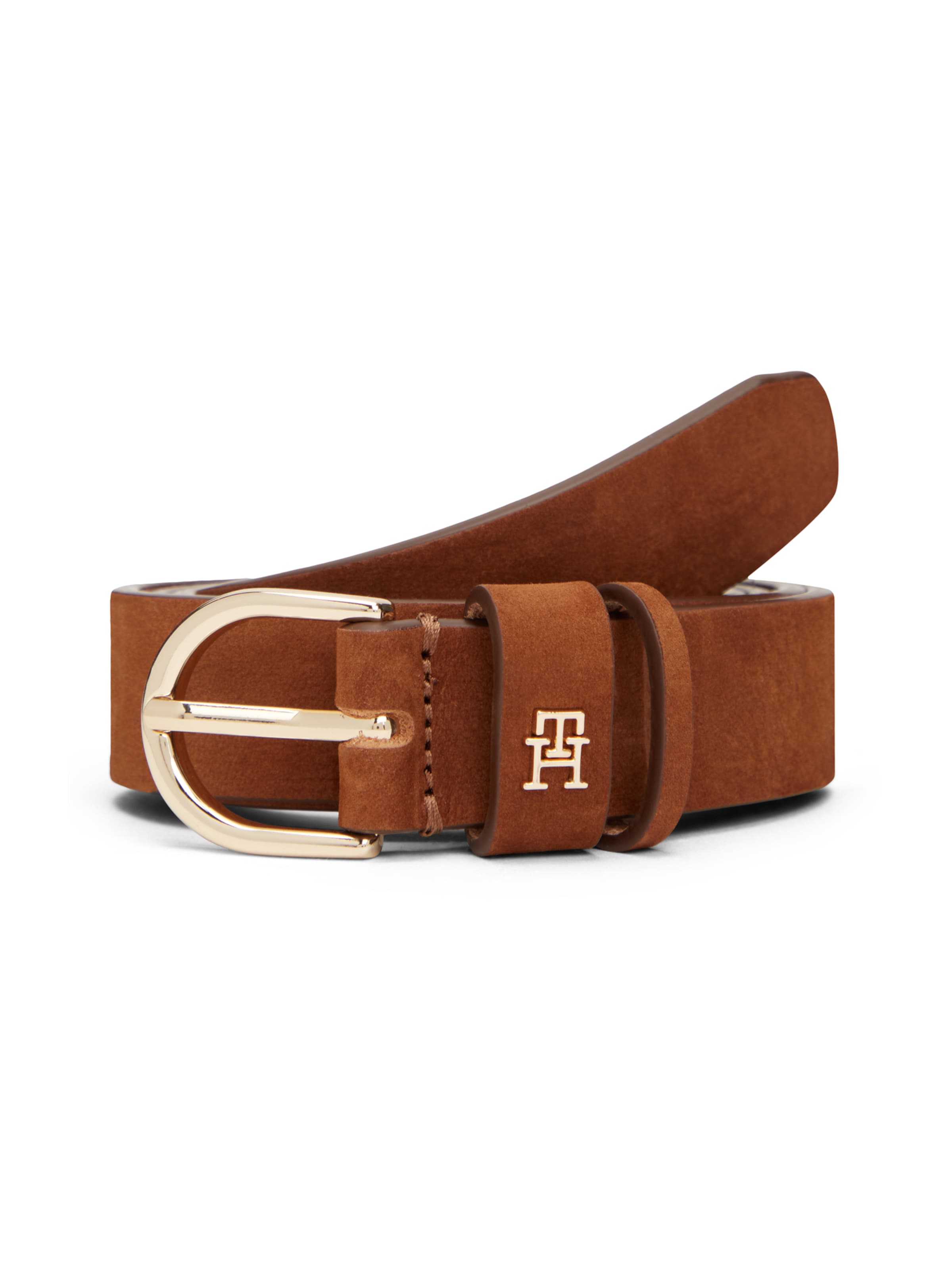 TOMMY HILFIGER Belt 'ESSENTIAL EFFORTLESS 2.5' in Brown