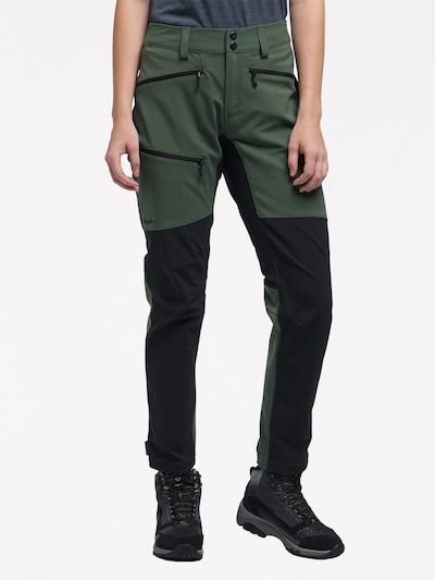 Haglöfs Outdoorhose 'Rugged Flex' in khaki / schwarz, Modelansicht