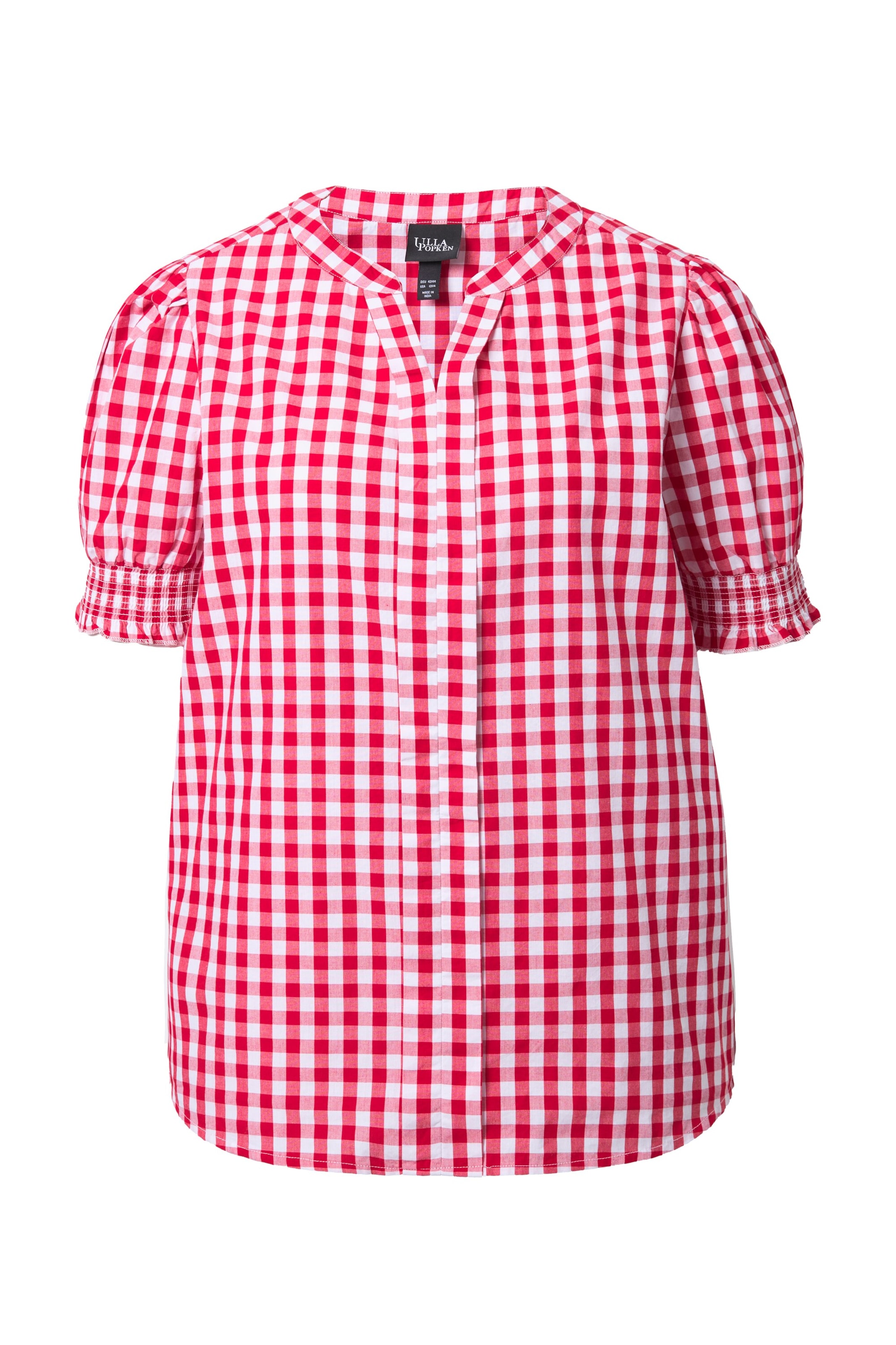 Ulla Popken Traditional blouse in Red: front