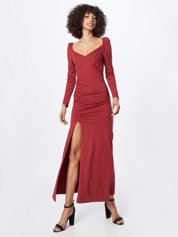 AMY LYNN - Vestido de festa 'Ophelia' em vermelho: frente