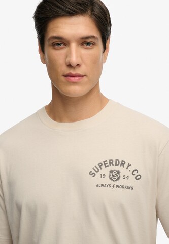 T-Shirt 'Heritage Biker' Superdry & Co en gris
