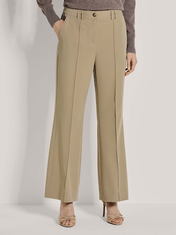 Wide Leg Pantalon MADELEINE en beige : devant