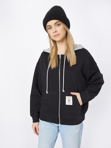 LEVI'S ® Sweat jacket 'Graphic Liam Hoodie' in Black: front