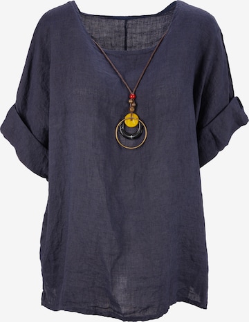 Chemisier 'Lina' Seasons of April en bleu : devant