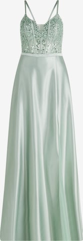 Abito da sera di Vera Mont in verde: frontale