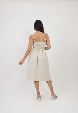 Elara Sommerkjole i beige