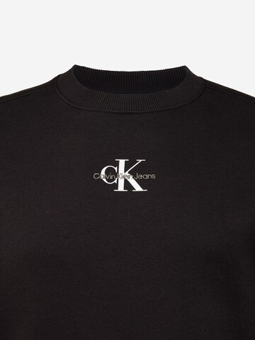 Sweat-shirt Calvin Klein Jeans Plus en noir