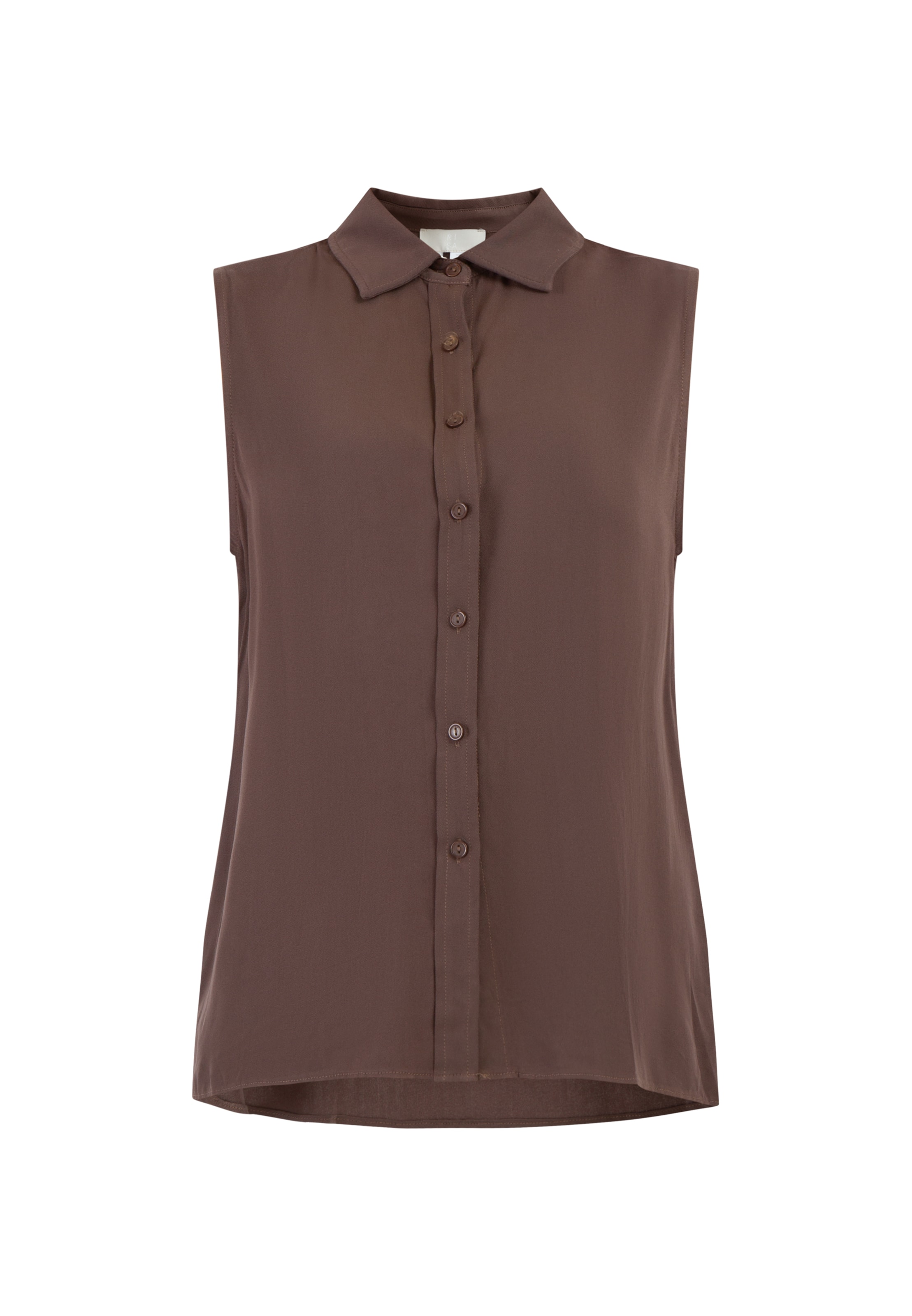 Camicia da donna di RISA in marrone: frontale