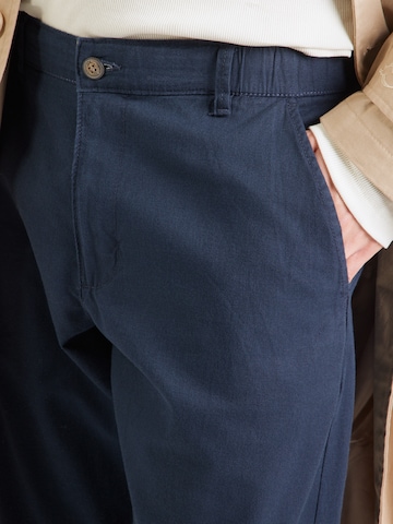 INDICODE JEANS Tapered Chino trousers 'Lysin' in Blue