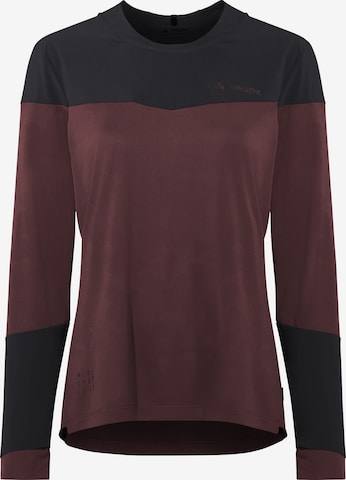 VAUDE Funktionsshirt 'Moab LS PRO' in Braun: Vorderseite