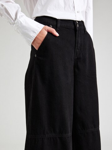 Wide leg Jeans 'Carson' de la GAP pe negru