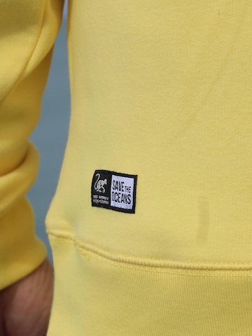 Surf Monkey - Sweatshirt em amarelo