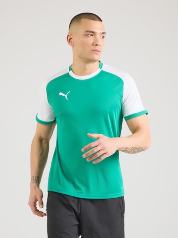 Tricou funcțional 'TeamLIGA26 Matchday' de la PUMA pe verde: față