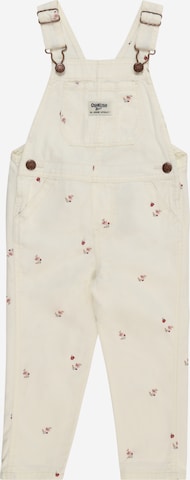 regular Pantaloni con pettorina di OshKosh in bianco: frontale