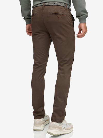 INDICODE JEANS Chinohose in dunkelbraun, Produktansicht