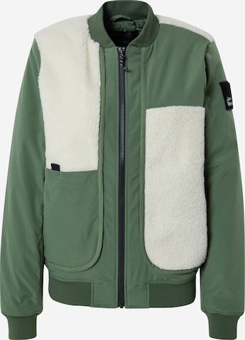 JACK WOLFSKIN Tussenjas in Groen: voorkant