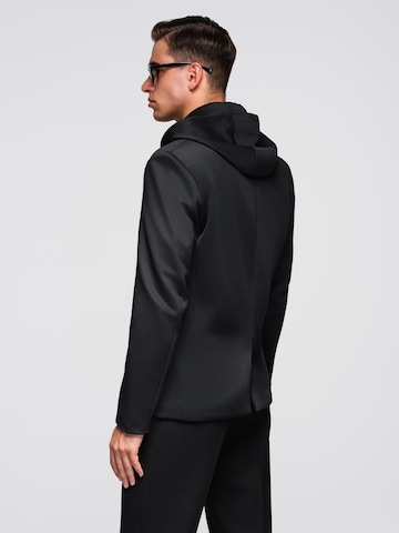 Ombre Regular Fit Businesshemd in Schwarz