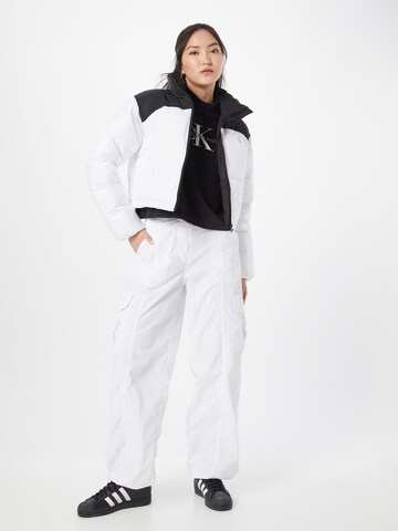 Veste mi-saison Calvin Klein Jeans en blanc