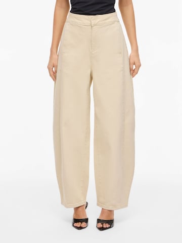 VILA Barrel Jeans 'VIChia' in Beige: Vorderseite