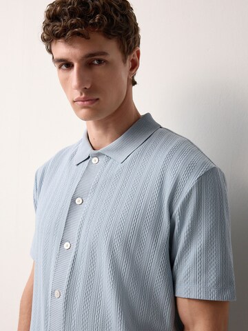 Next Regular fit Button Up Shirt in Blue