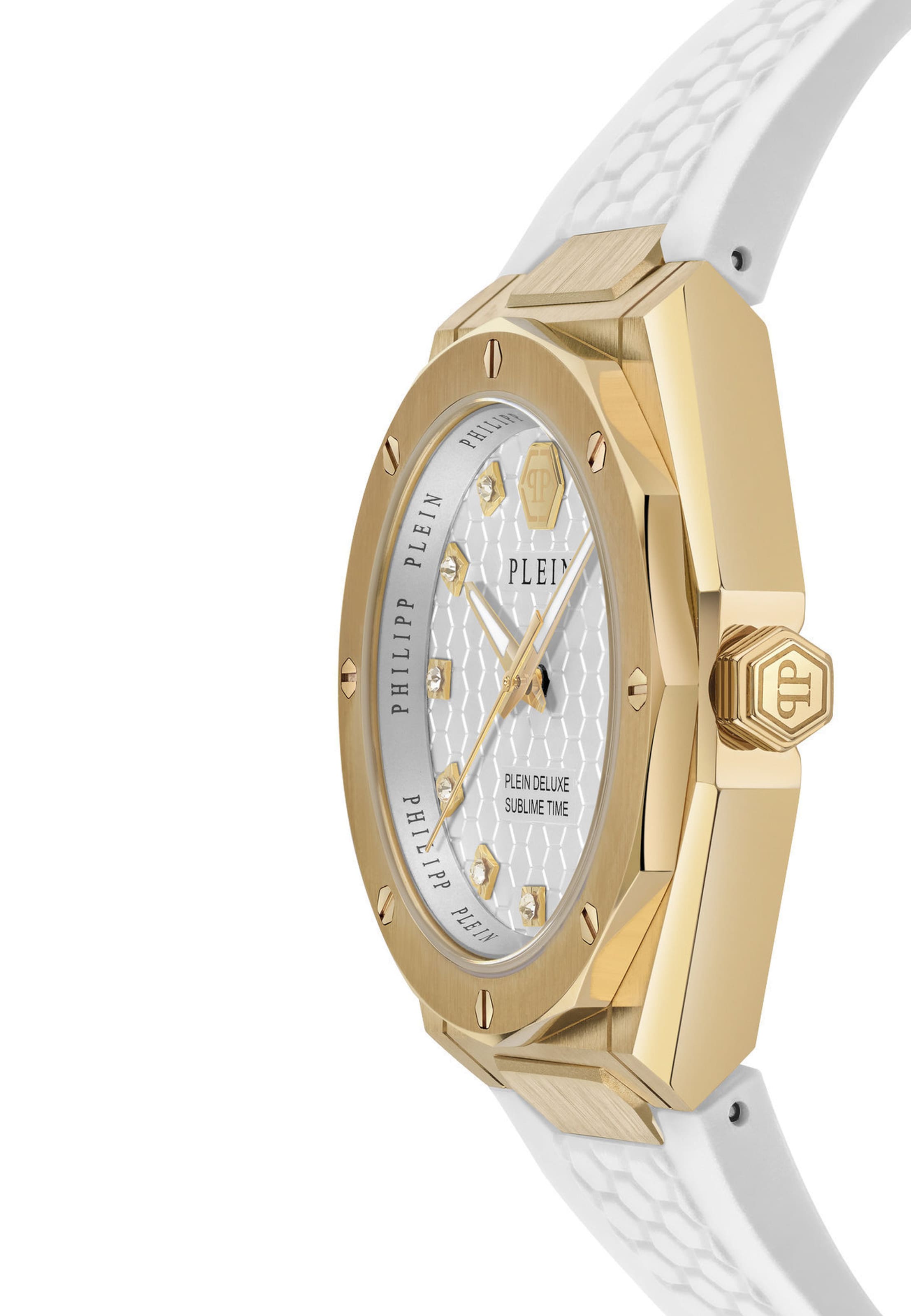 Montre à affichage analogique Philipp Plein Watches en blanc