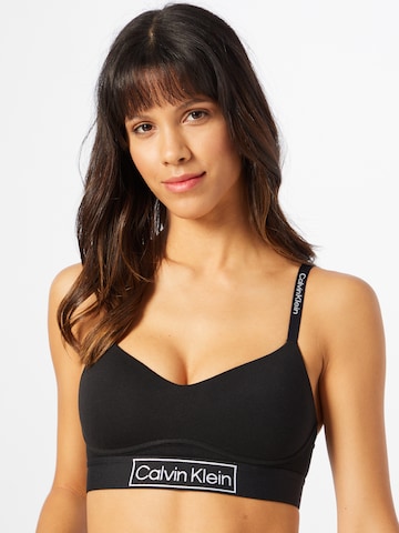 Calvin Klein Underwear Bralette Bra in Black: front