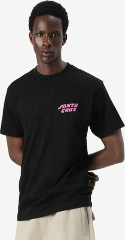 Santa CruzMajica 'Camiseta santa cruz negra grabke all around stack tee' - crna boja: prednji dio