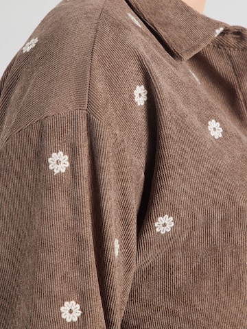 Hailys Blouse 'Al44ba' in Bruin