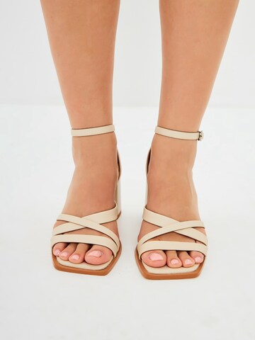 CESARE GASPARI Sandals in Beige