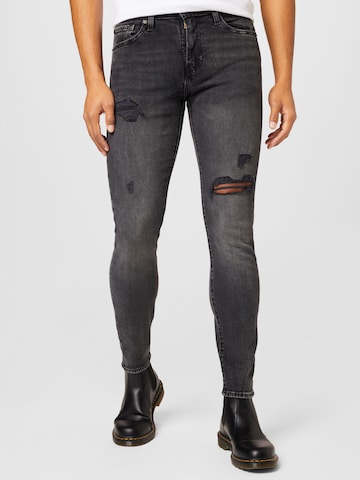 Tapered Jeans '512 Slim Taper' di LEVI'S ® in nero: frontale