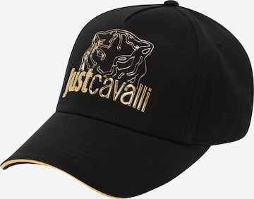 Cappello da baseball di Just Cavalli in nero: frontale