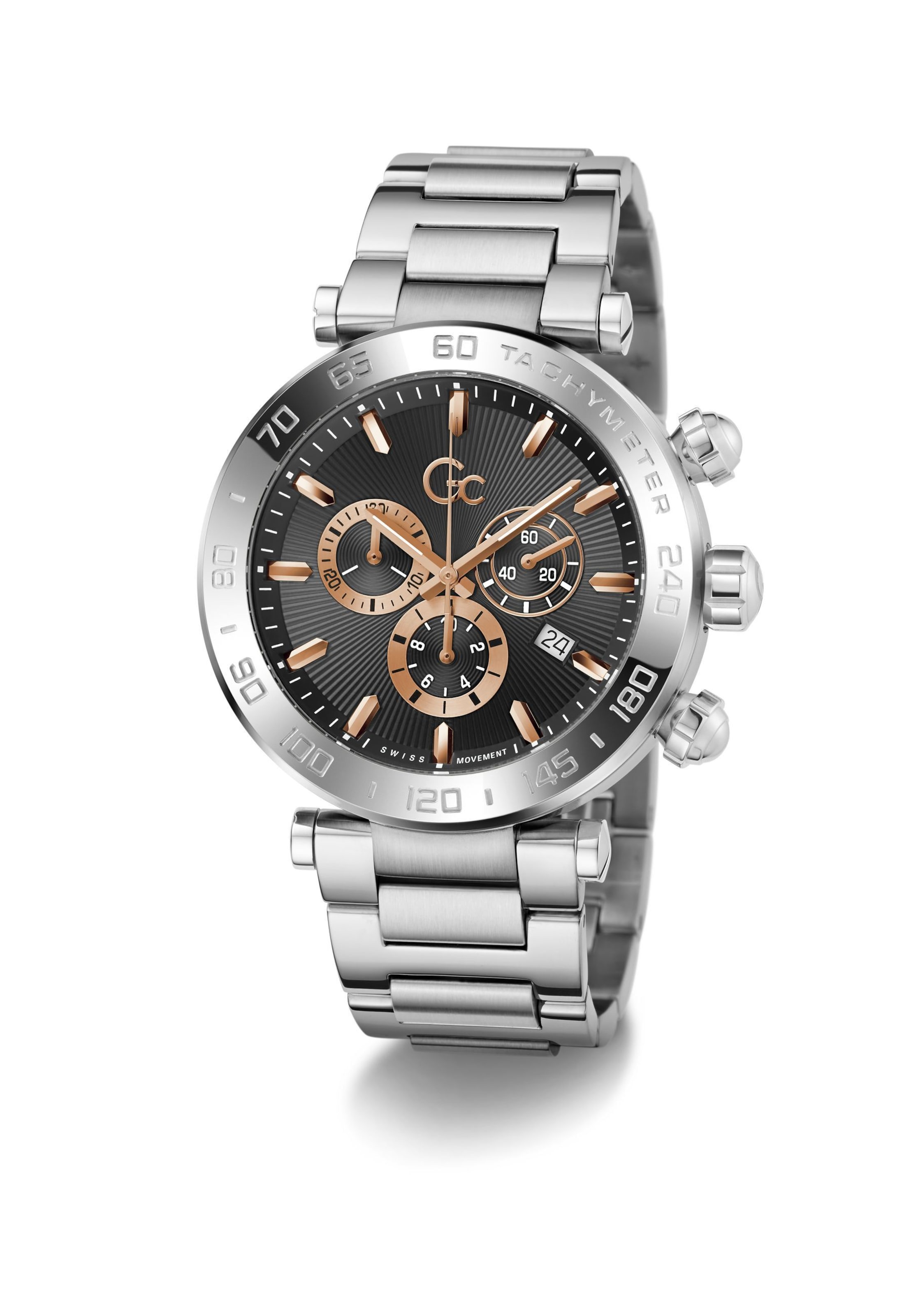 Gc Analog watch 'Select' in Silver: front