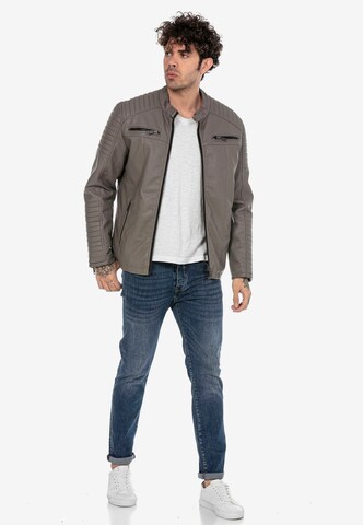 Redbridge Bikerjacke in Grau