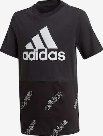 ADIDAS PERFORMANCE T-Shirt in Schwarz: front