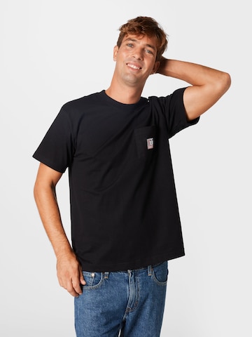 Obey - Camiseta en negro: frente